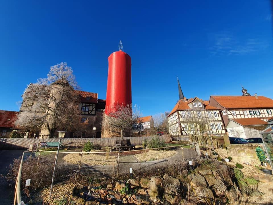Hotel & Cafe Schachtenburg Schlitz Zewnętrze zdjęcie