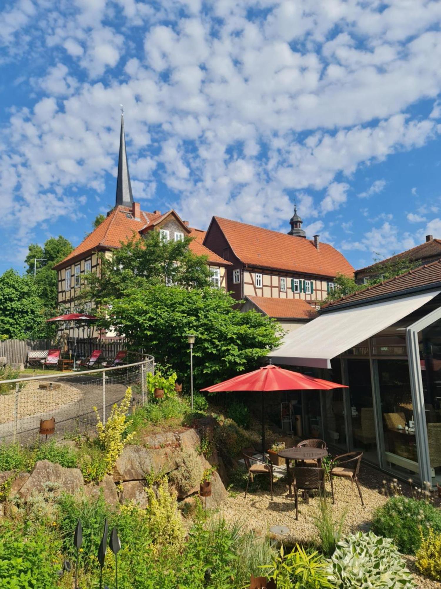 Hotel & Cafe Schachtenburg Schlitz Zewnętrze zdjęcie