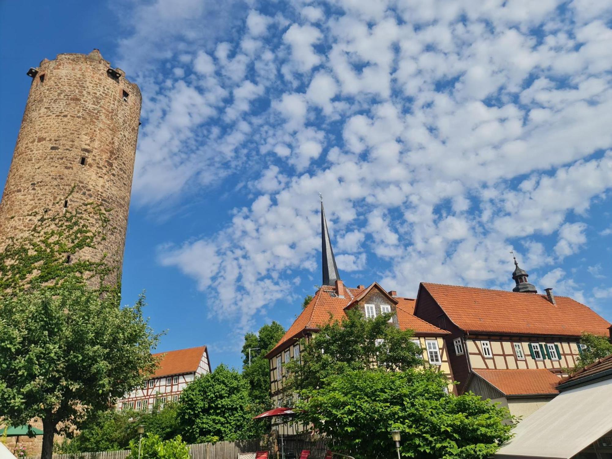 Hotel & Cafe Schachtenburg Schlitz Zewnętrze zdjęcie